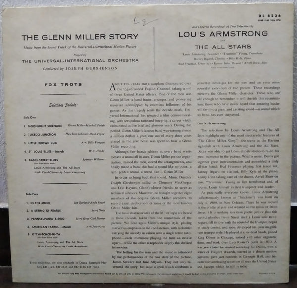 The Glenn Miller Story By The Universal-International Orchestra