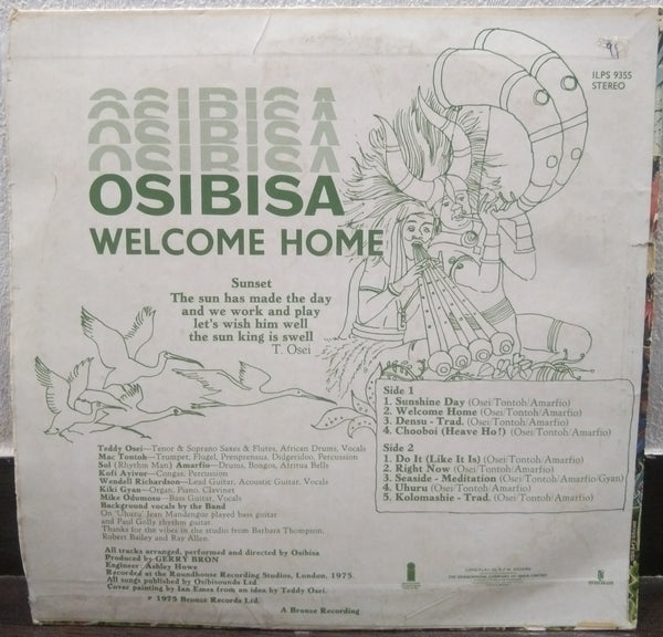 Welcome Home By Osibisa